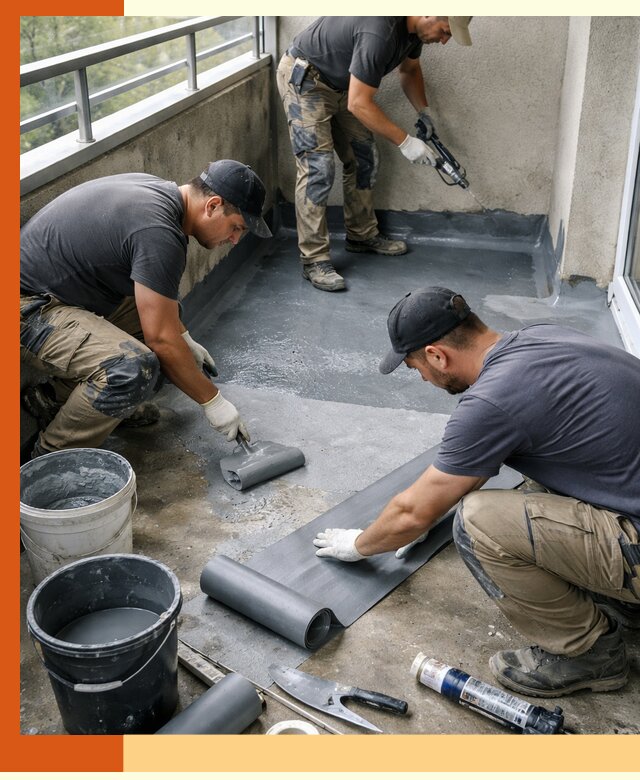 Гидроизоляция балкона в Ржеве: надежная защита от протечек