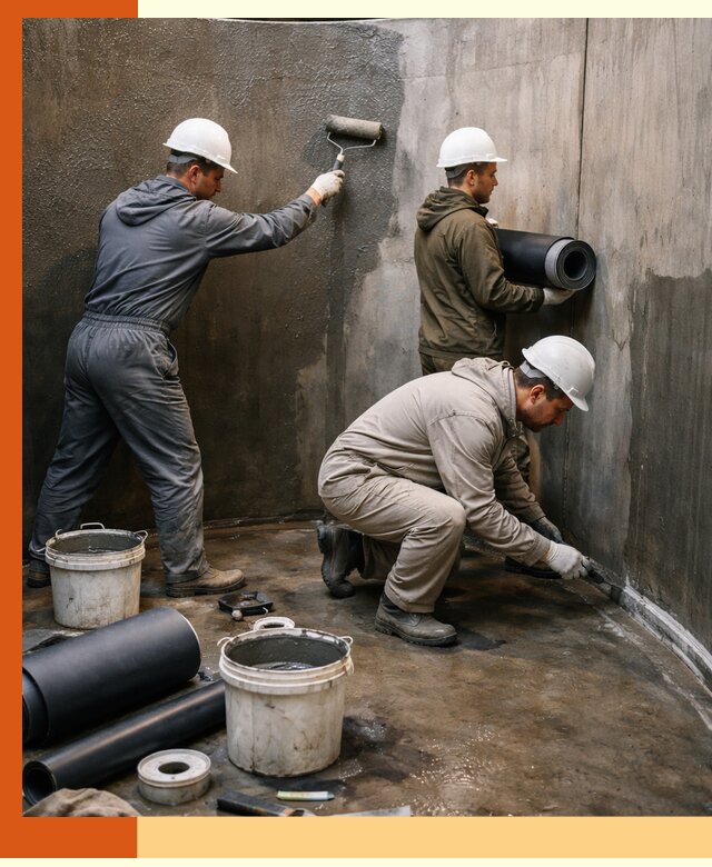 Гидроизоляция резервуара профессионально в Ржеве