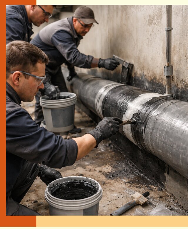 Гидроизоляция труб в Ржеве — защита и герметизация коммуникаций