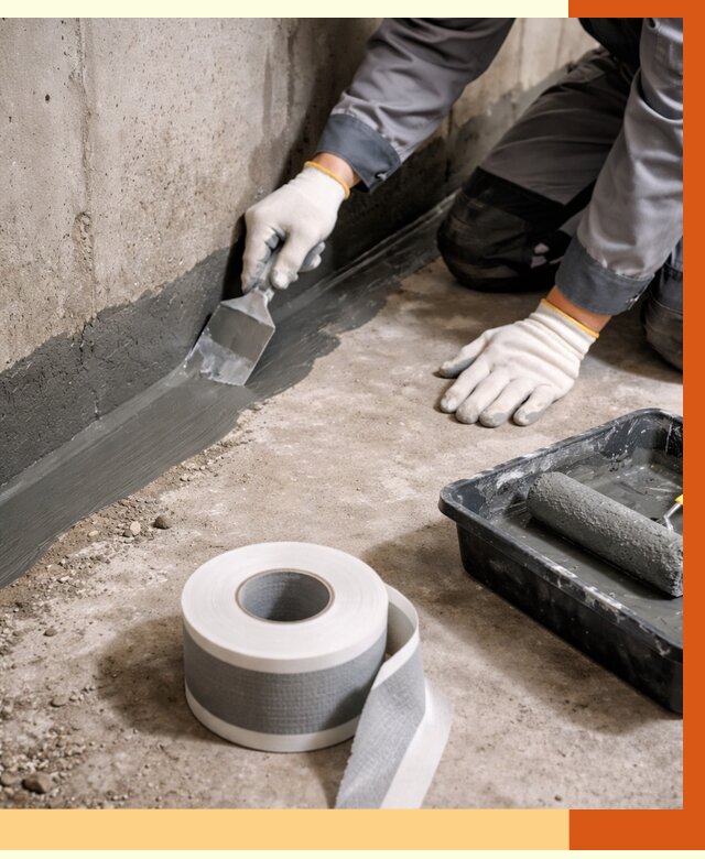 Гидроизоляция швов и герметизация стыков в Ржеве от 1285 руб. | ТепломастерРжв