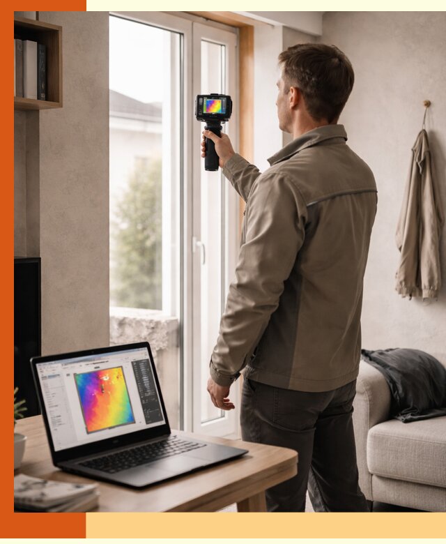 Тепловизионное обследование квартиры в Ржеве для поиска утечек тепла