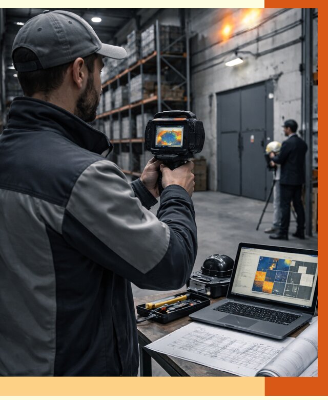 Тепловизионное обследование склада в Ржеве от 6681 руб. | ТепломастерРжв